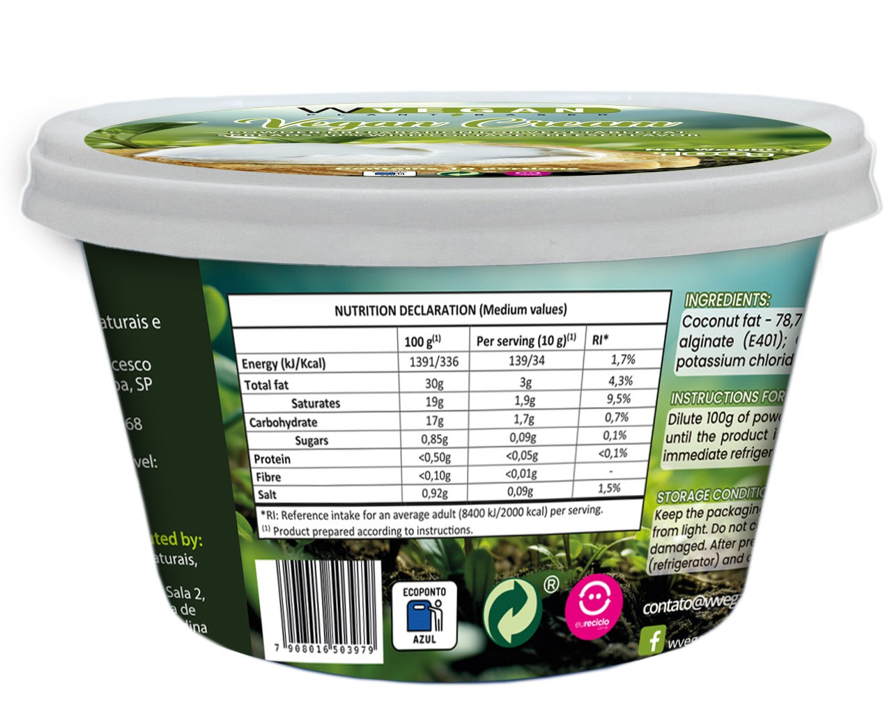 VEGAN CREAM - COTTAGE CHEESE FLAVOR - 50g