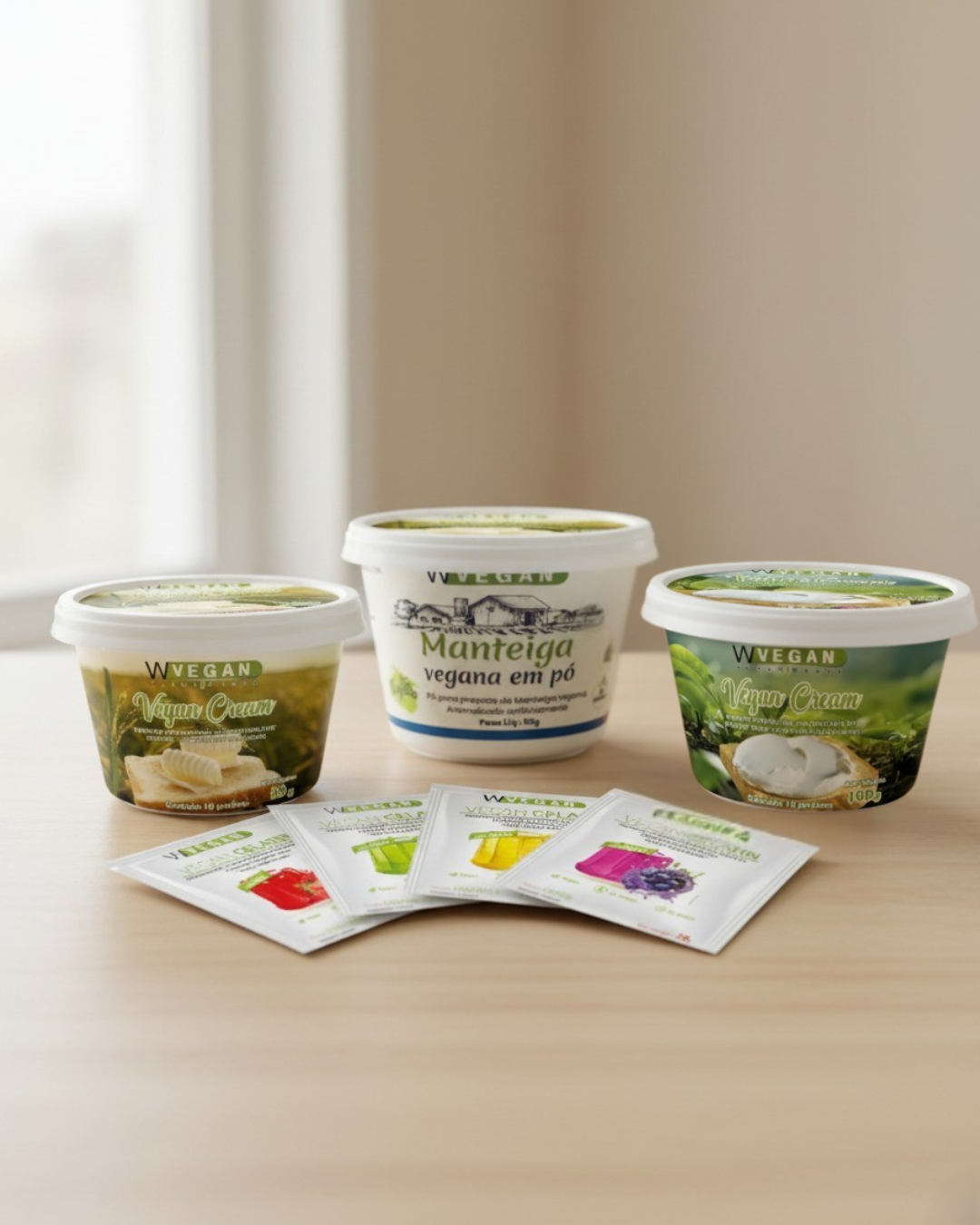 ALL WVEGAN PRODUCTS COMBO – 4 GELATINS + 2 CREAM CHEESE + 2 BUTTER