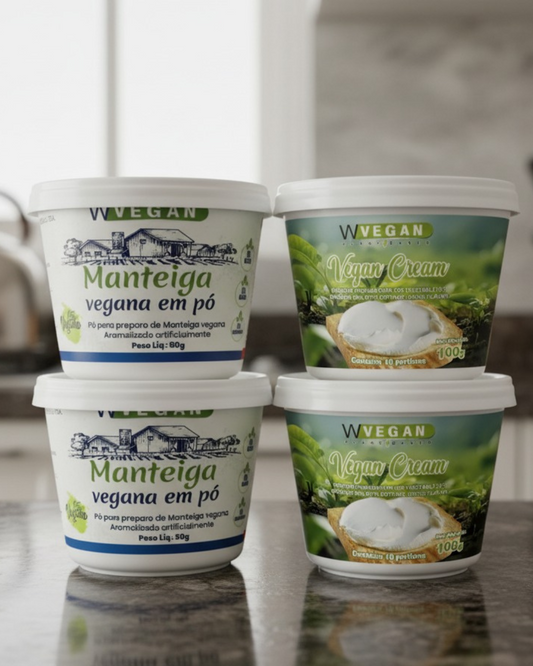 CREAM CHEESE & BUTTER COMBO – 4 UNITS (2 BUTTERS + 2 CREAM CHEESES)