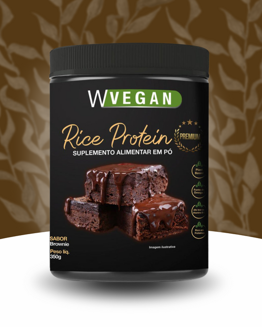 Rice Protein Premium 350g WVegan Brownie Flavor