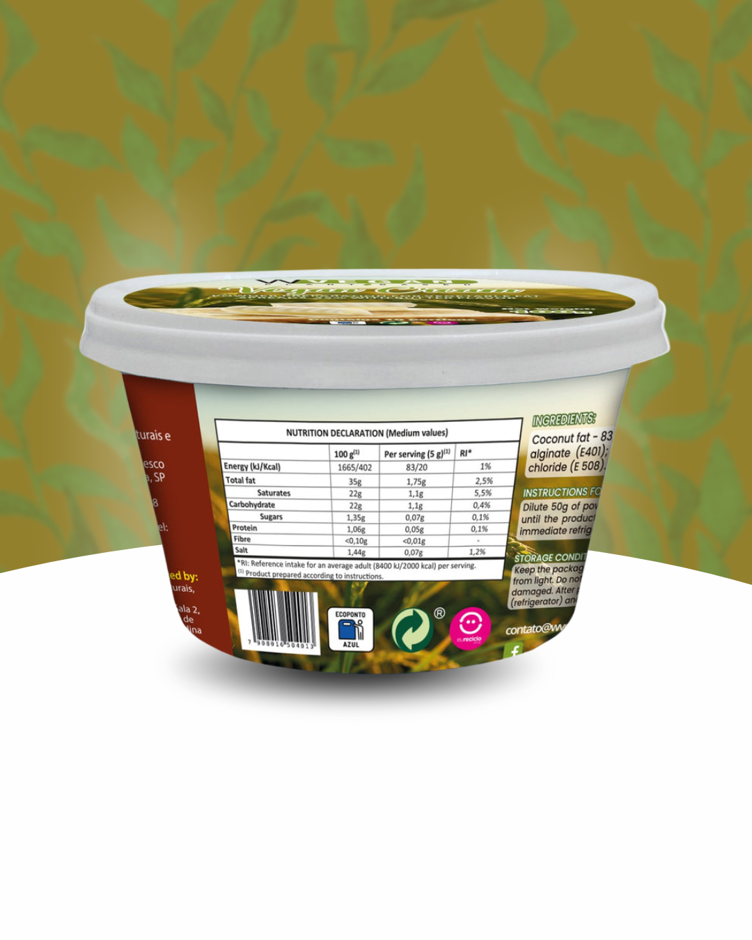VEGAN CREAM – BUTTER FLAVOR - 50g