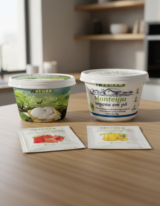 ALL WVEGAN PRODUCTS COMBO – 2 GELATINS + 1 CREAM CHEESE + 1 BUTTER