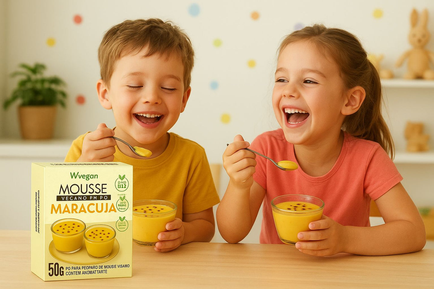 WVEGAN Vegan Passion Fruit Mousse Powder 50g WVegan