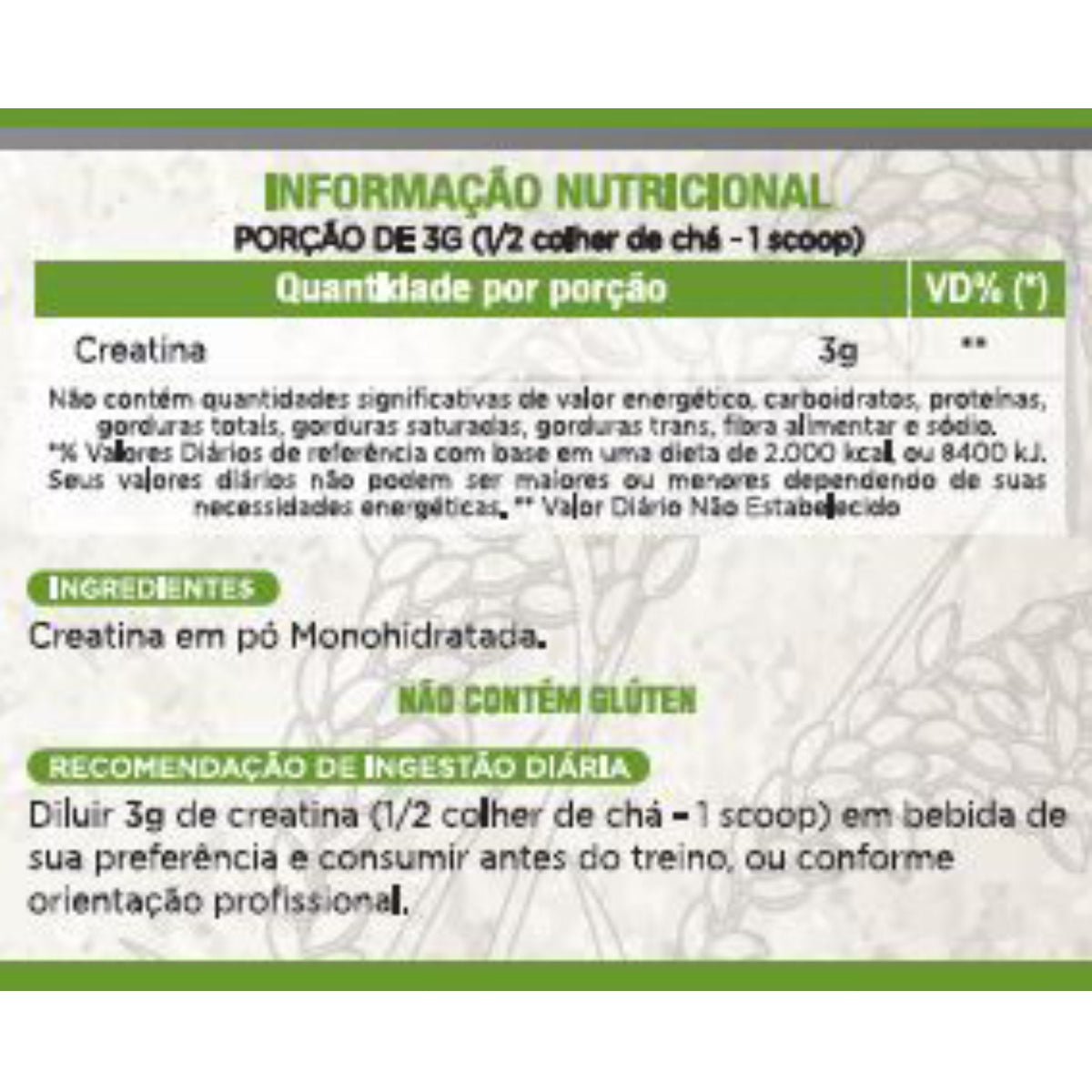 Vegan Creatine 210g Unflavored Monohydrate Powder WVegan