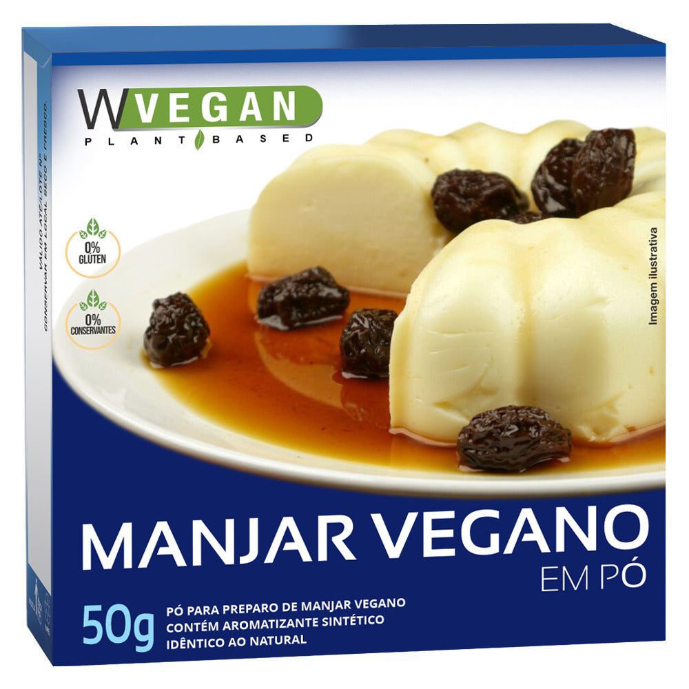WVEGAN Vegan Manjar Dessert Mix 50g Coconut – Plant-Based & Easy to Prepare