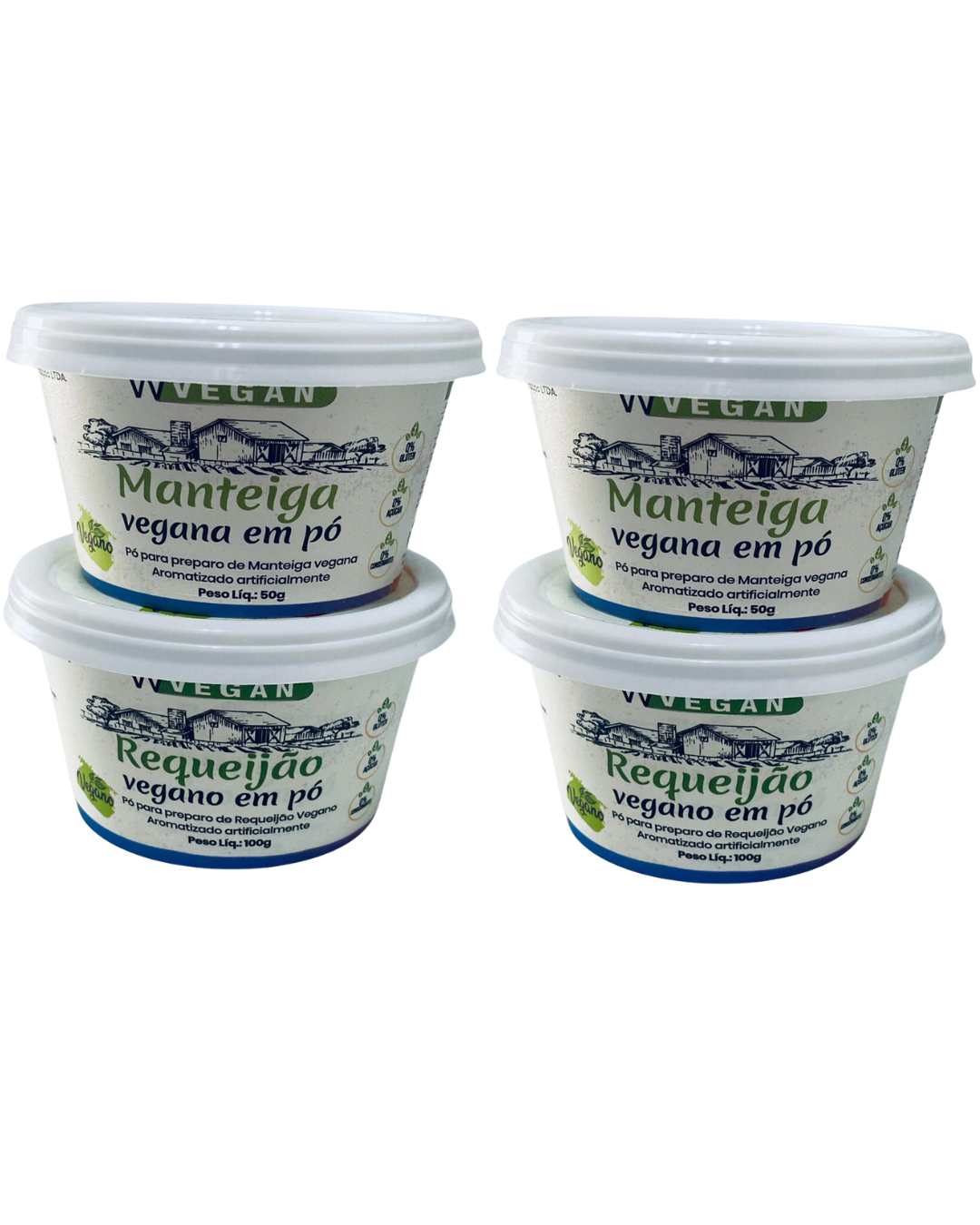 CREAM CHEESE & BUTTER COMBO – 4 UNITS (2 BUTTERS + 2 CREAM CHEESES)